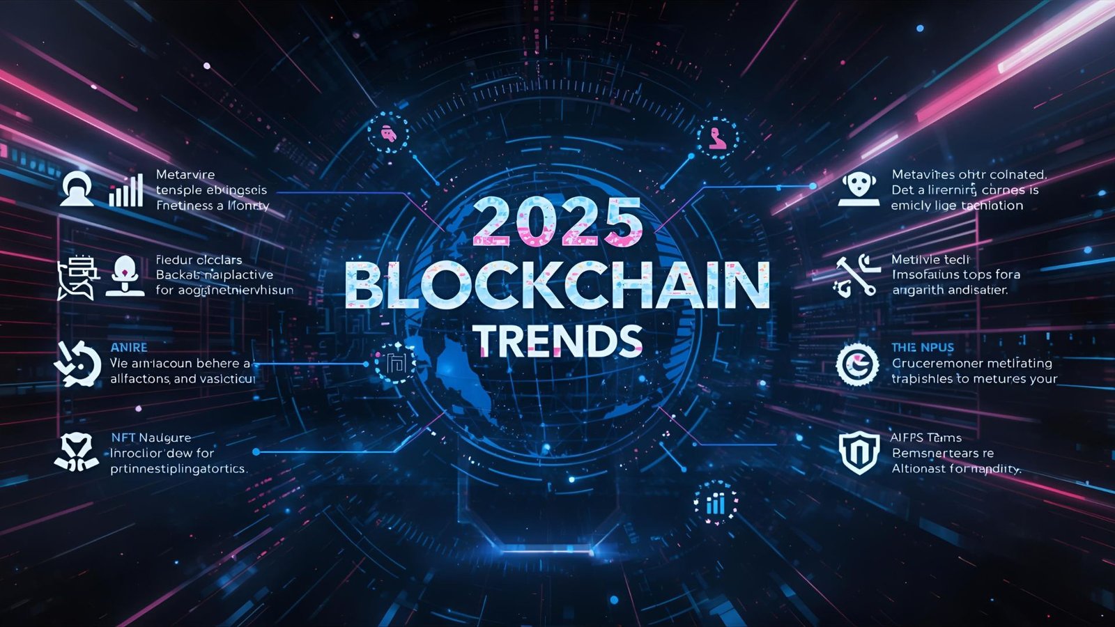2025 Blockchain Trends Infographic