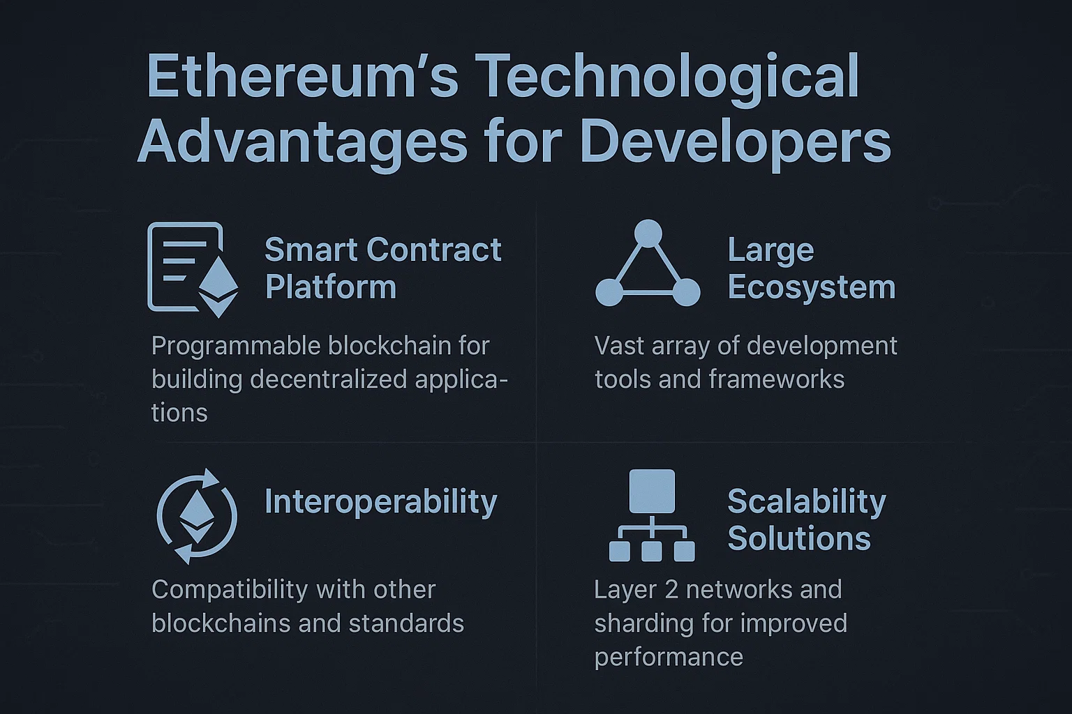 Ethereum's Technological Advantages for Developers