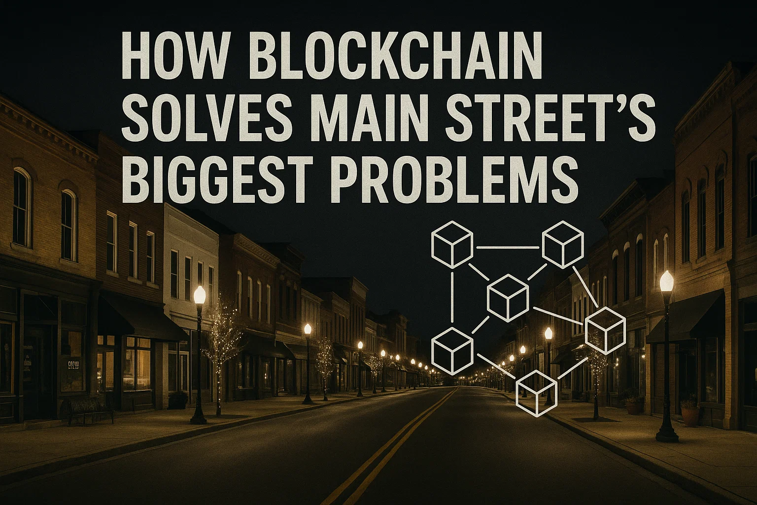 How Blockchain Solves Main Street's Biggest Problems