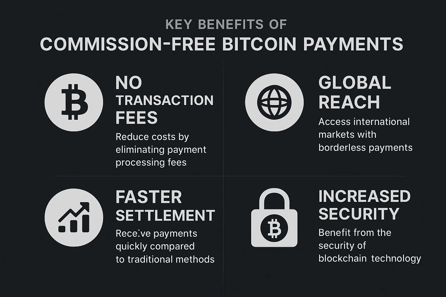  Key Benefits of Commission-Free Bitcoin Payments for Businesses