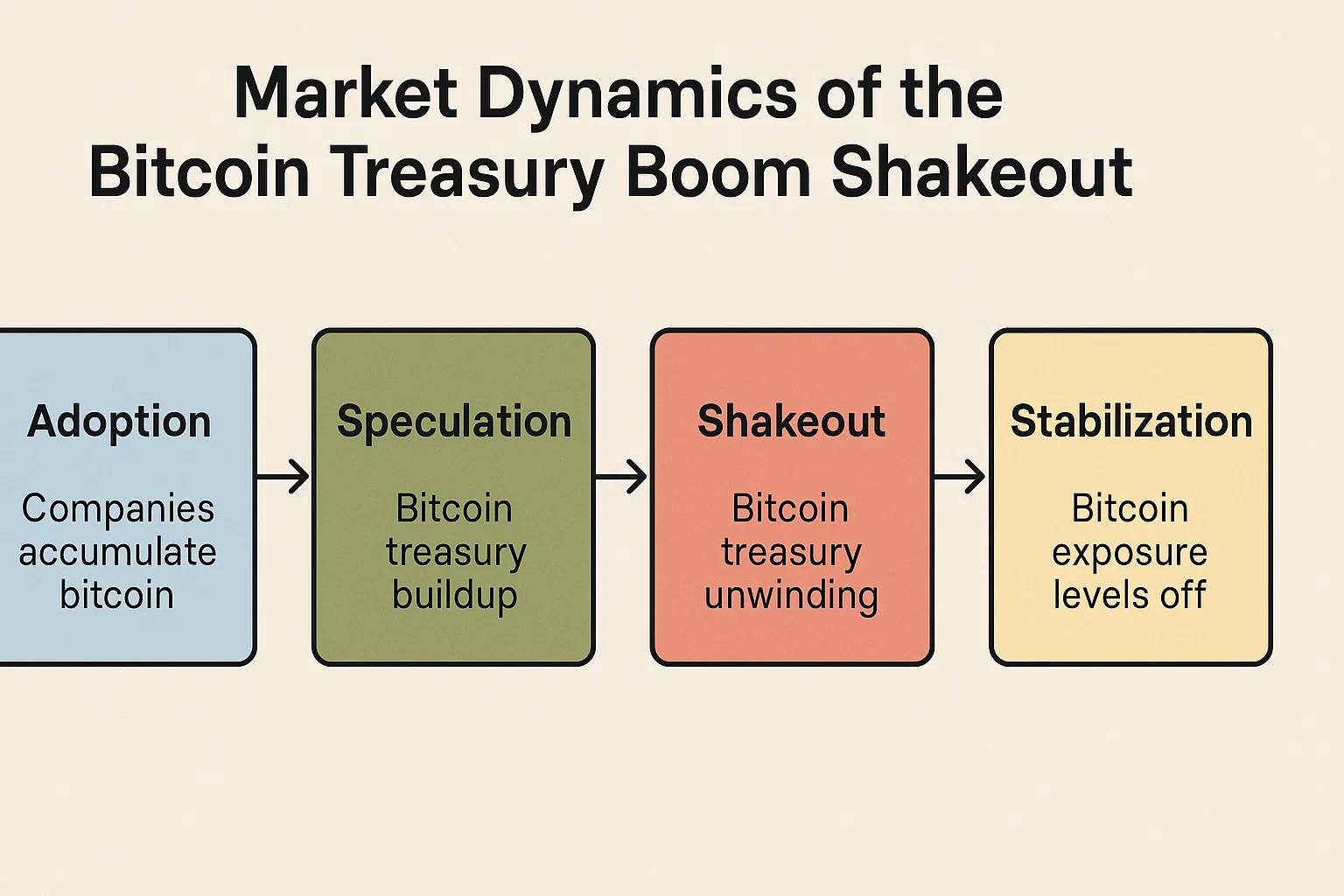 Market Dynamics of the Bitcoin Treasury Boom Shakeout