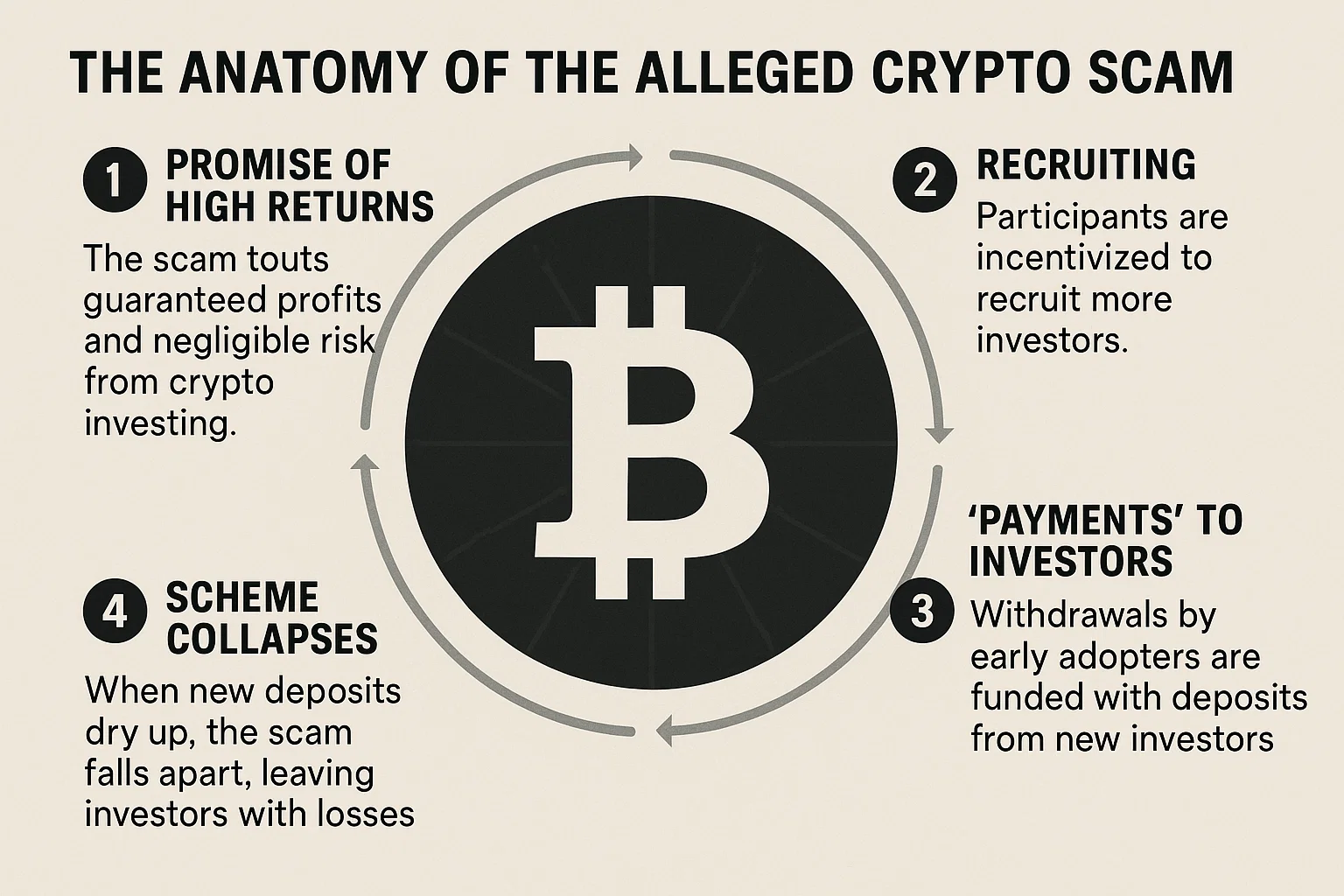 The Anatomy of the Alleged Crypto Scam