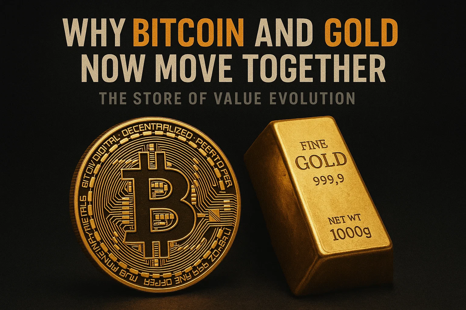 Why Bitcoin and Gold Now Move Together: The Store of Value Evolution