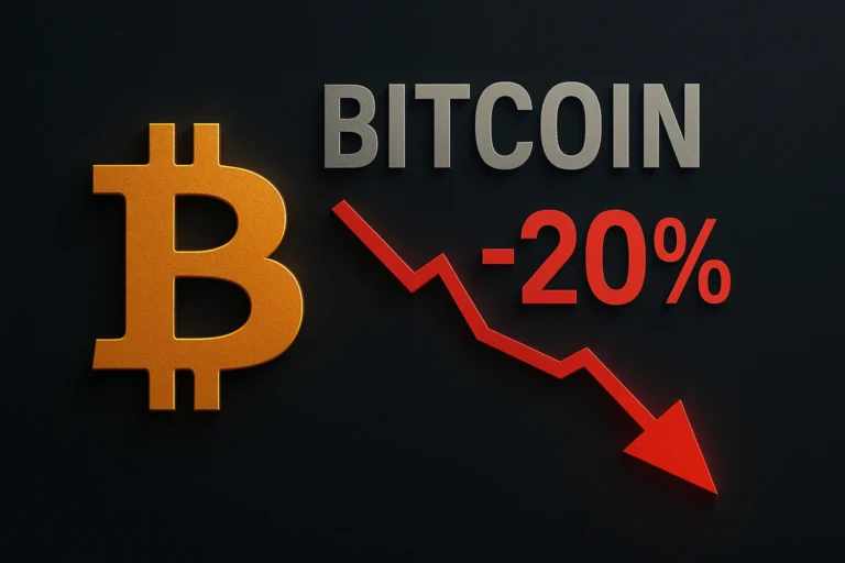 Bitcoin 20% slide