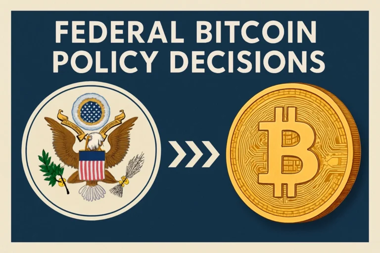 Federal Bitcoin Policy Decisions