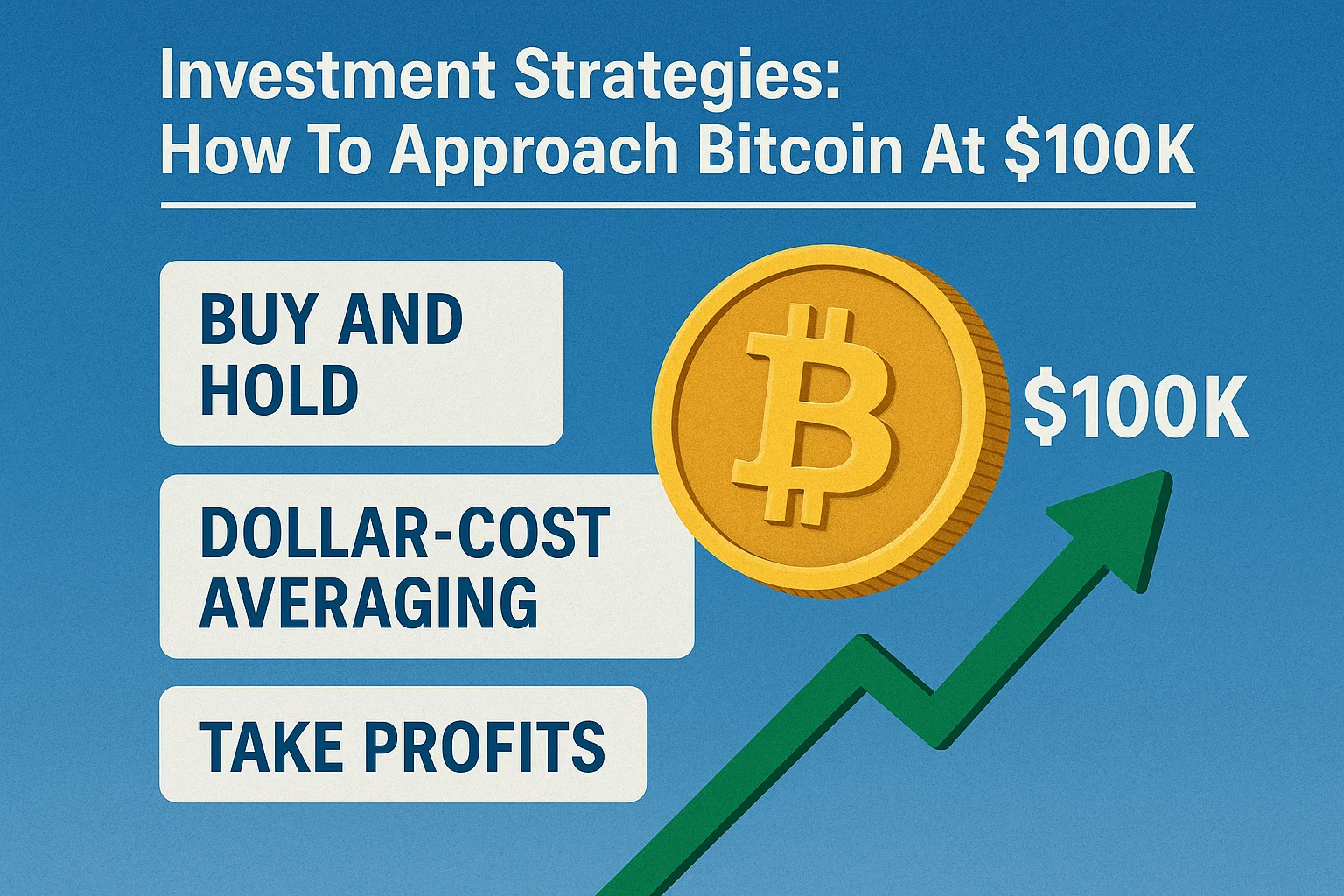 Investment Strategies: How To Approach Bitcoin At $100K