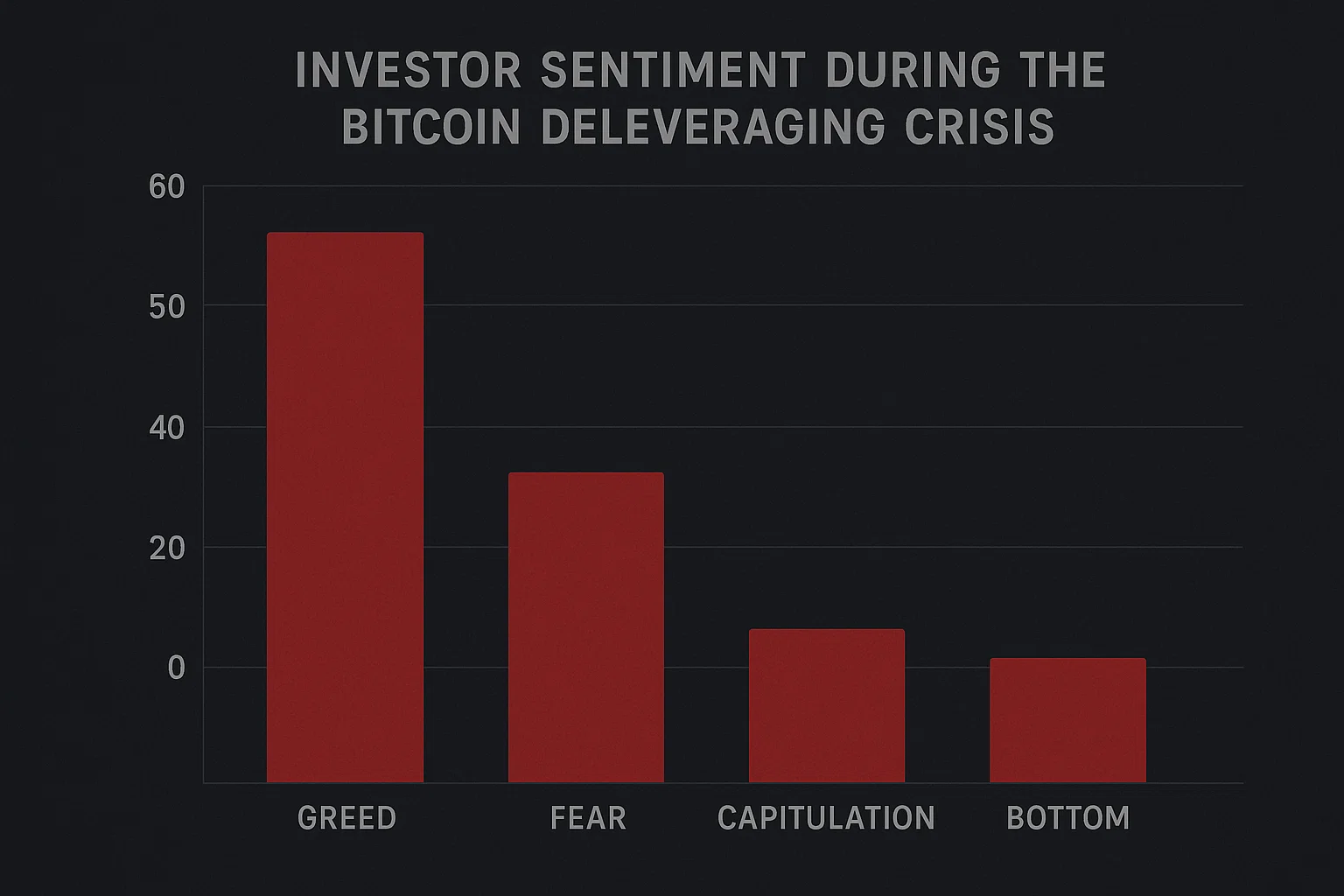 Investor Sentiment During the Bitcoin Deleveraging Crisis