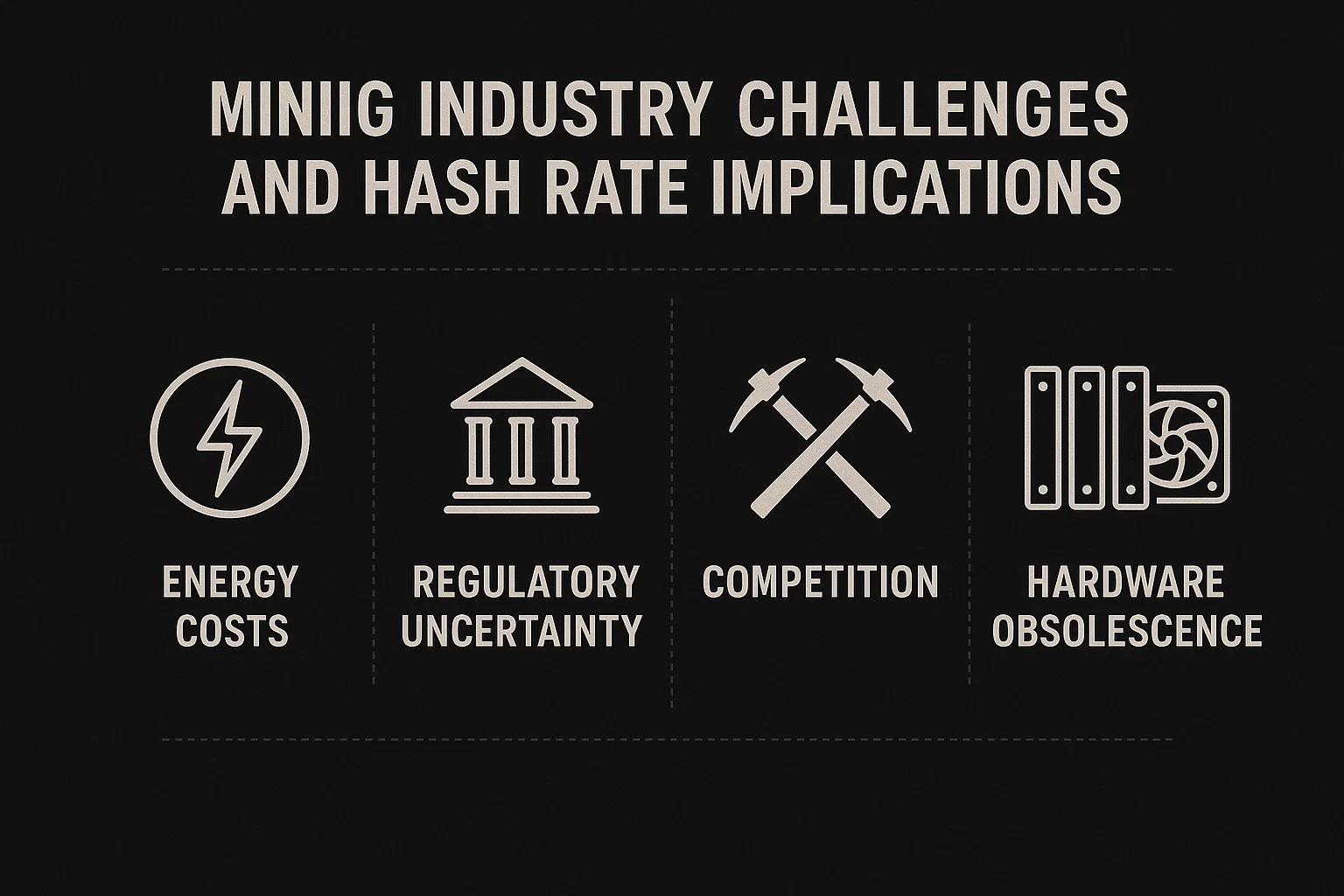 Mining Industry Challenges and Hash Rate Implications