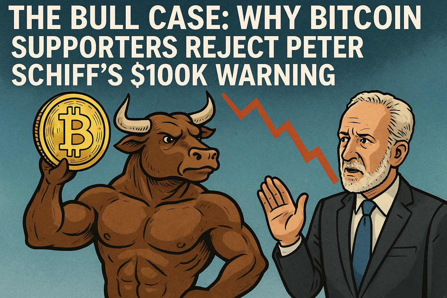 The Bull Case: Why Bitcoin Supporters Reject Peter Schiff's $100K Warning