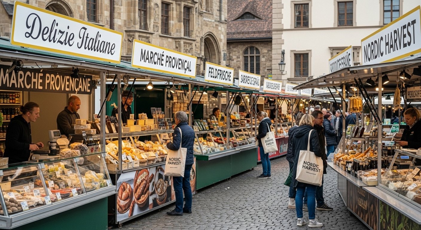 European market under different labels