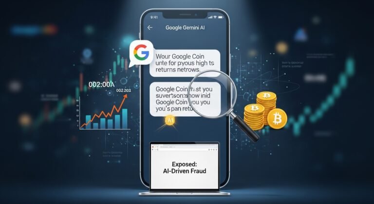 Fake Gemini AI chatbot used in Google Coin crypto investment scam exposes rising AI-driven fraud. Learn how it works and how to stay protected.