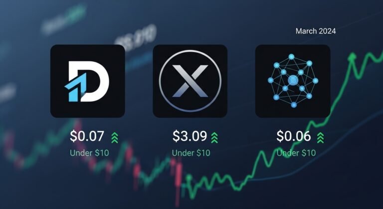 Three cryptocurrencies trading under $0.10 attract investor attention in March three cryptocurrencies